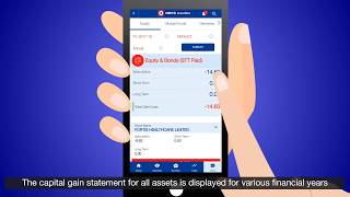 Where to find Profit & Loss | Capital Gains in HDFC securities Trading App? | HDFC Securities screenshot 5