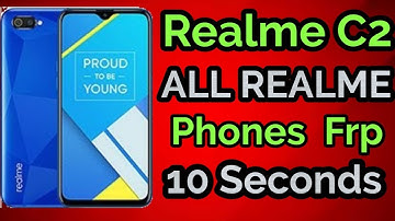 Realme C2 Frp Bypass in 10 Seconds | All Realme phones Frp Bypass