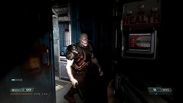 Doom 3 part 4 light machine gun