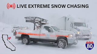 LIVE California Snow Chasing on Donner Summit