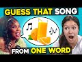 Can YOU Guess That Song From One Word Only?