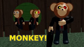 How To Get Monkey Badge  Monkey Morphskin In Piggy Rp Custom Skin  Roblox