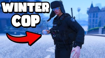 Female Winter Cop In GTA 5 RP