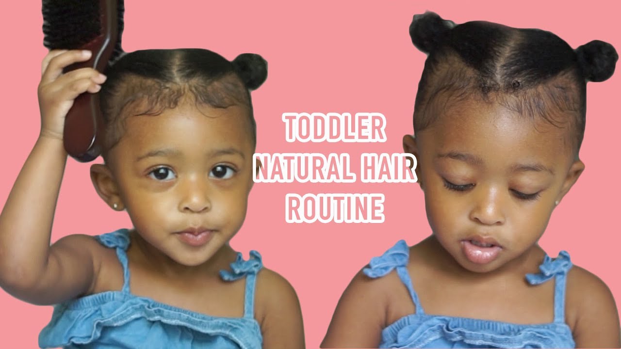 Toddler Curly Hair Routine | Summers Natural Hair - YouTube