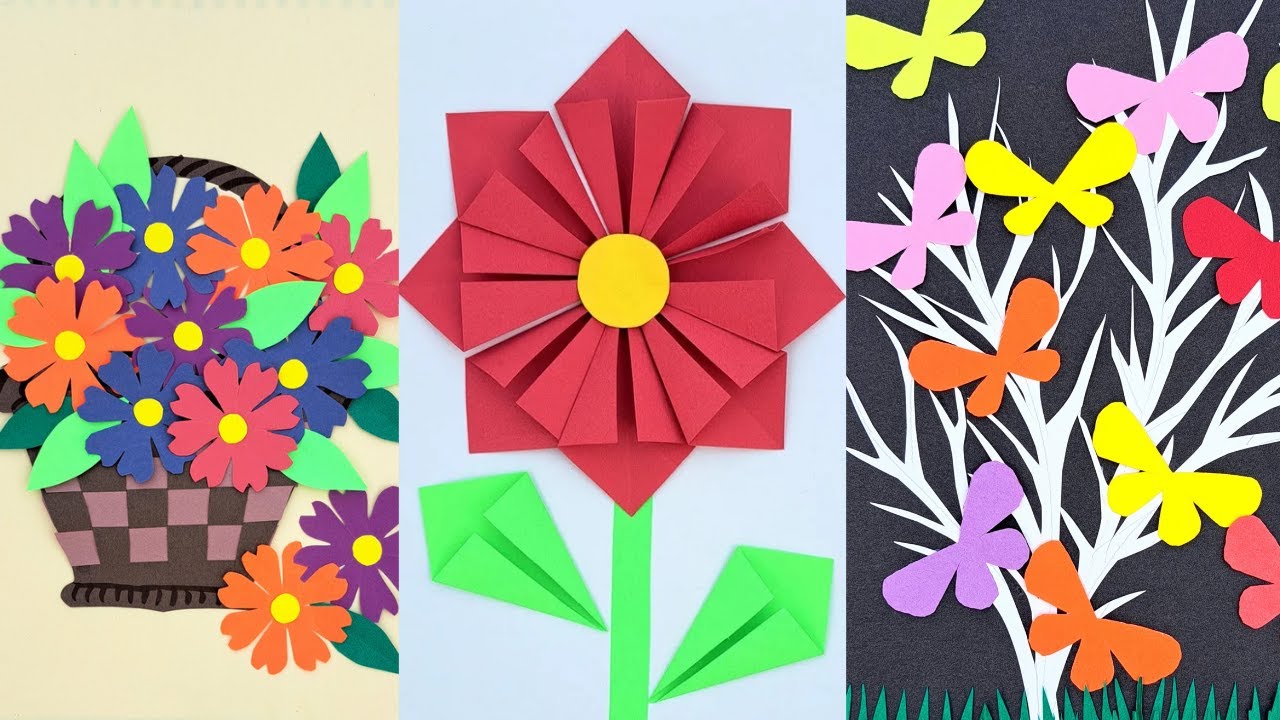 Paper Flowers For Decorations, DIY Crafts - 10 Flowers – Madanela