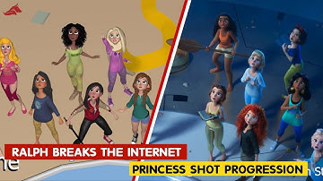 Ralph Breaks The Internet | Princess Shot Progression | Pedro Daniel | @3DAnimationInternships