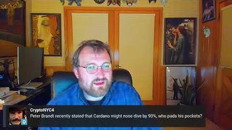 Charles Hoskinson on Peter Brandt recently stated that Cardano might nose dive 90% who pads his