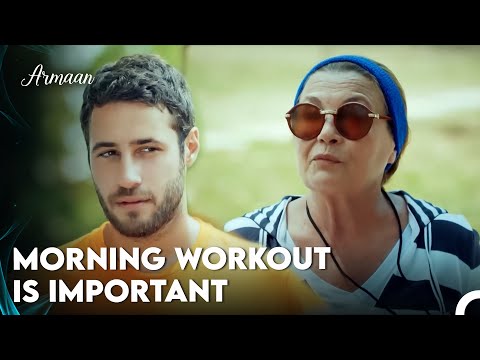 Mert and His Grandma Are Working Out - Armaan Episode 17