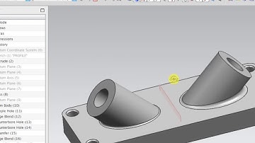 NX CAD : Mirror Features