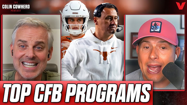 Colin Cowherd’s TOP college football programs | NFL Podcast