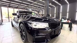 Просто нереальная BMW 5 в кузове G30 #детейлинг #полировка #дагестан #махачкала #detailing #плёнка