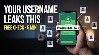 WhatsApp Gave You A Username. What Does It Give Away? (Free Check, 5 Minutes)