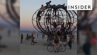 Famous An artist creates large, interactive sculptures Profile
