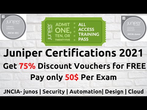 Juniper FREE Exam Discount Vouchers 2021 | Pay only 50$ for any Associate Level Exam [English]