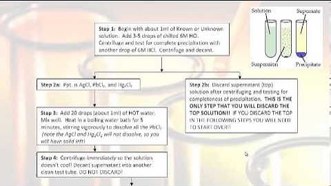 CHEM-111 Analysis of Silver Group Cations pre lab video