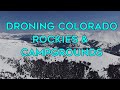 Drone Footage of Colorado Rockies and Campgrounds