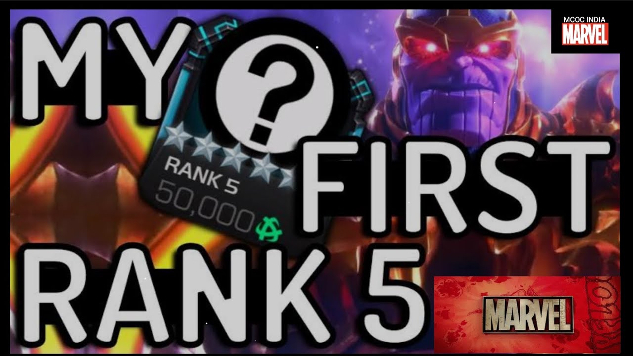 Rank 5 FIRST 6* RANK 5 CHAMPION | RANK 5 MCOC MARVELCONTESTOFCHAMPION - YouTube