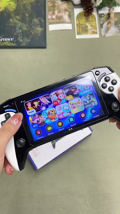X9 5.5' Handheld Game Console: Retro Gaming with Preloaded Emulators! #fok