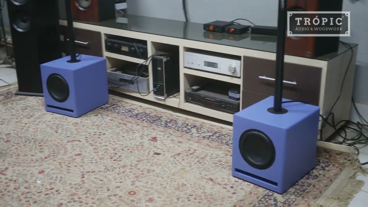 4K - Caixa de Som Artesanal - Coluna TA-Vert 3 - Am I Even Human - Eli & Fur