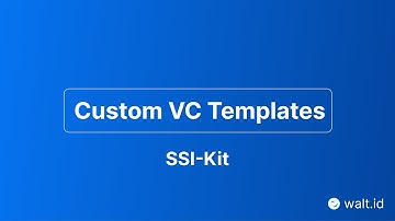 Issue Verifiable Credentials With Custom Templates | SSI-Kit