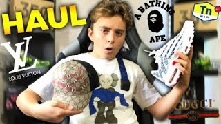 MES DERNIERS ACHATS STREETWEAR ! (Gucci,bape,...)