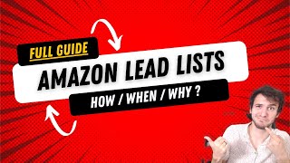 The Ultimate Guide To Amazon Seller Lead Lists by Hustle Buddies Official 2,016 views 11 months ago 43 minutes