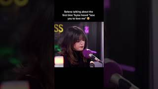 Selena Taking About The First Time Taylor Heard Lose You Love Me Tiktok Popnewsdaily