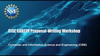 2023 NSF CISE CAREER Workshop
