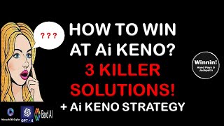 HOW TO WIN AT KENO? 3 KILLER SOLUTIONS! #shorts #youtube #keno #slots #casino #viral #youtubeshorts
