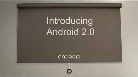Google Android 2 0 Eclair Official Video