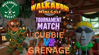 Walkabout Mini Golf | Cubbie Vs Grenage | Holiday Hideaway (Hard) Tournament Match