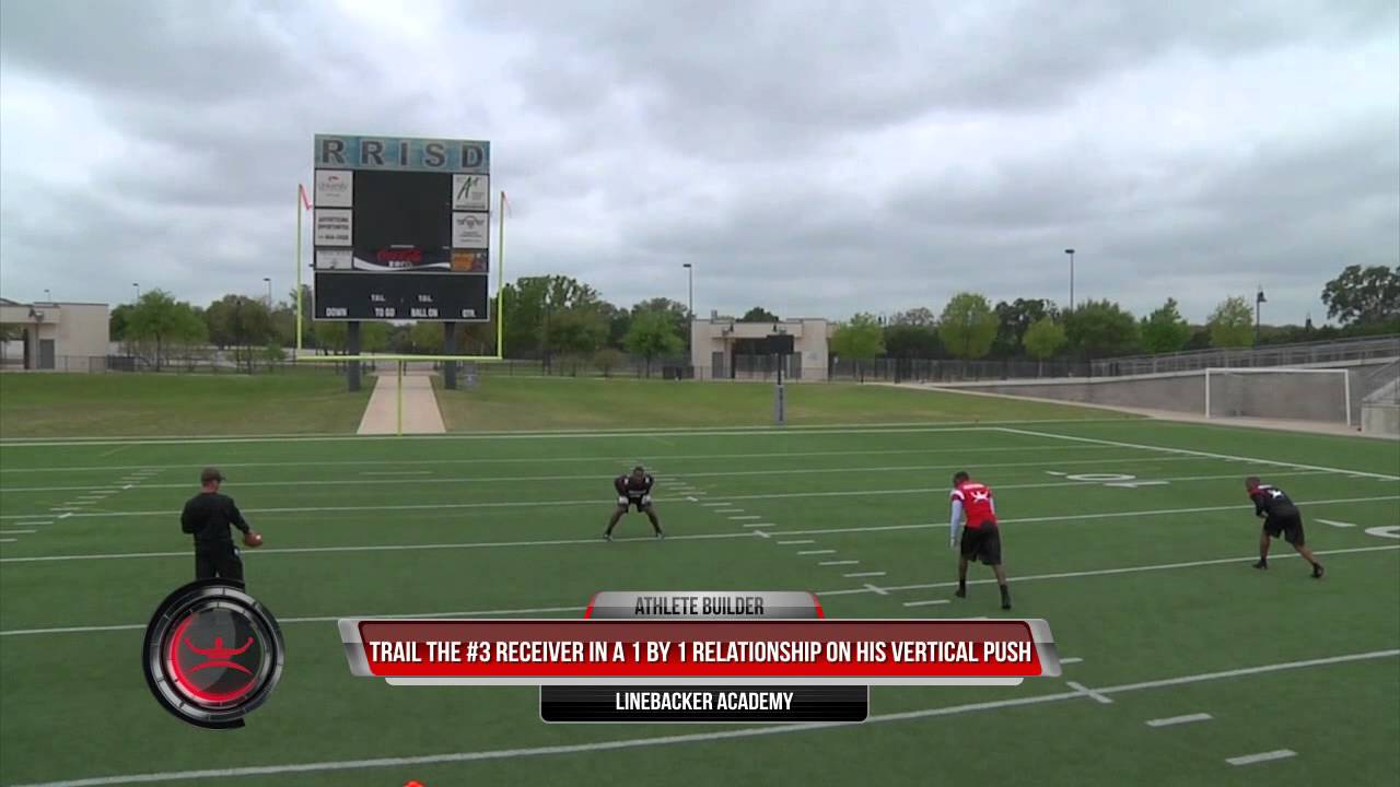 Linebacker Academy Zone Coverage Carry 3 Vertical YouTube