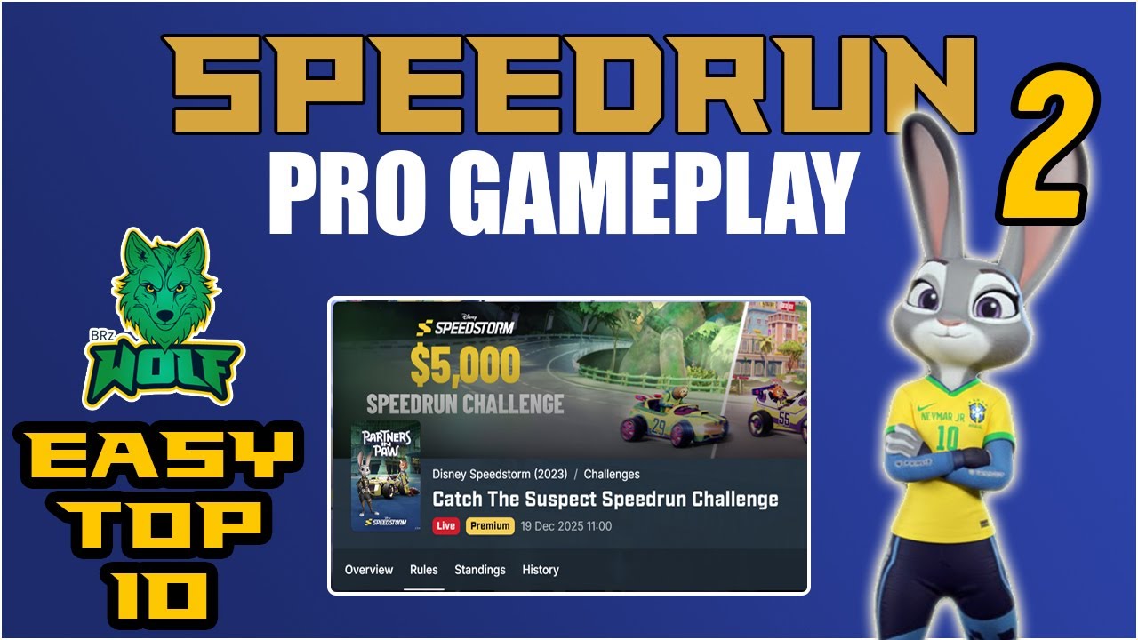 Speedrun Disney Speedstorn - BRzWolf Run - Day 2