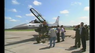 1992 - Leo Visser Vliegt Mee In F-16B (J-264) Vlb. Leeuwarden