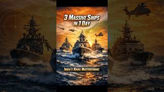 3 Massive Ships in 1 Day | India’s Naval Power Boost Explained