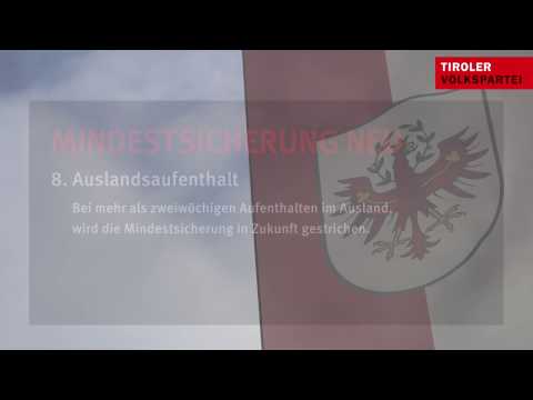 Infoclip zur Mindestsicherung NEU in Tirol