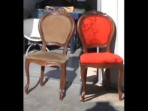 Video: Welche Materialien benötigen Sie, um einen Stuhl neu zu polstern?