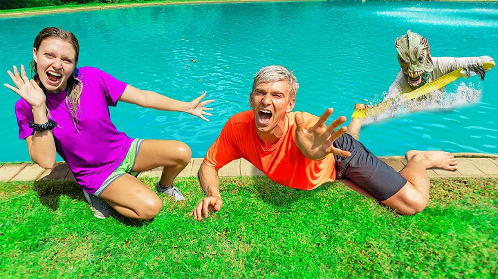 Stephen Sharer TRAPPED by Pond Monster!! (How will He Escape?)