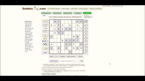 Sudoku 08/20/20 grad - no copyright Closest Without Going Over