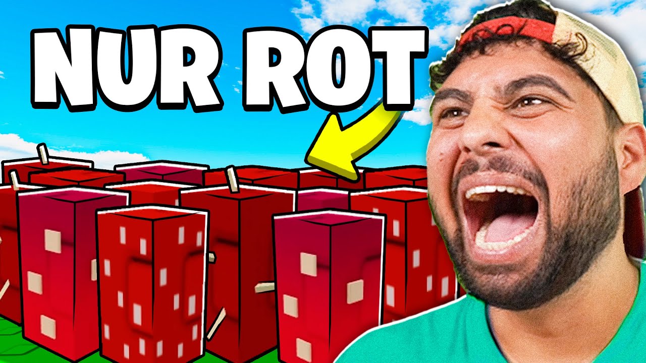 GROW a GARDEN aber NUR mit ROTEN SAMEN spielen...