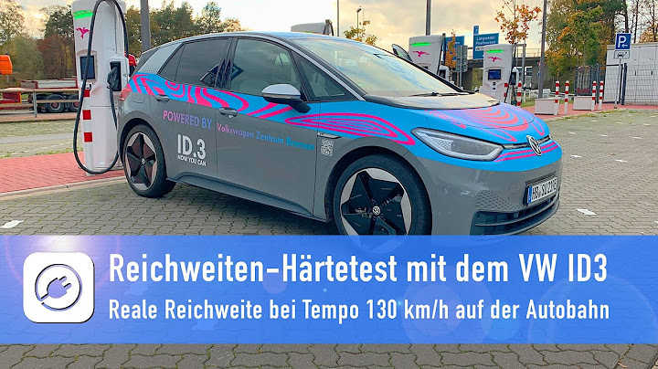 VW ID3 - Elektroauto Reichweiten-Härtetest bei 130 km/h auf der Autobahn - mit Ladekurve