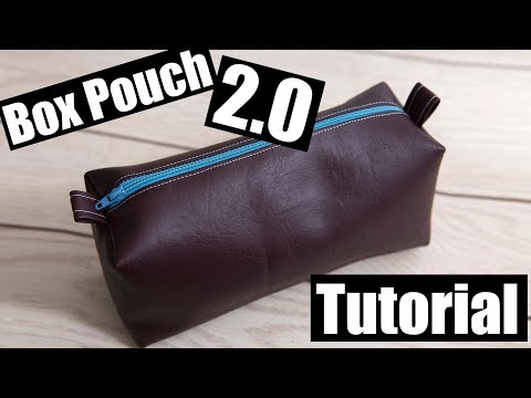 The perfect Toiletry bag! Box Pouch Tutorial