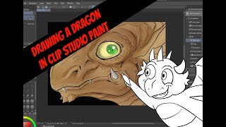 How I Drew A Dragon is Clip Studio Paint. (Instructions Included)
