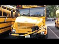 SCHOOL BUS CRASH CAUGHT ON CAMERA!