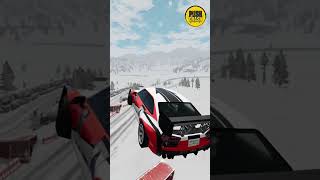 Insane SNOW RAMP Jump! 🚀❄️ #beamngdrive #crashdrive #highspeed #beamng #automobile #beamngcrashes screenshot 5