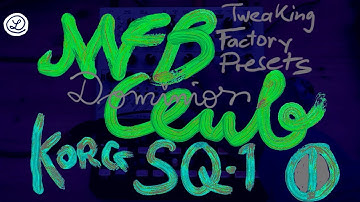 MFB DOMINION CLUB // TWEAKING FACTORY PRESETS // 1