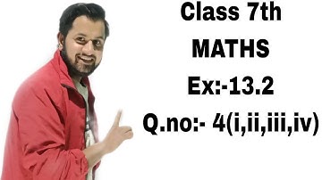 Ex:-13.2 Q.no:-4 (i,ii,iii,iv) 7th MATHS (Exponents and powers) Chapter 13