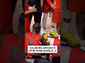 Caleb Wilson already taking command of the team huddle 🫡 #chicagobulls #nba #leadership