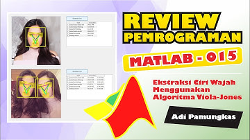 Review Pemrograman MATLAB - 015 - Ekstraksi Ciri Wajah Menggunakan Algoritma Viola Jones