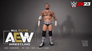 WWE 2K23: How to Create CM Punk